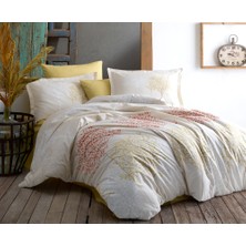 Clasy Adrasan V1 Bej Çift Kişilik Nevresim Takımı