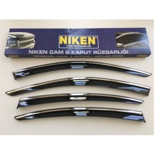 Niken Blueoto  Nissan Qashqaı    2014-2020   Kromlu Cam Rüzgarlığı 4'lü