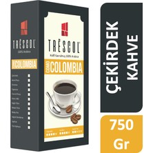 Trescol Colombia Çekirdek Kahve 750 gr (Öğütülmemiş)
