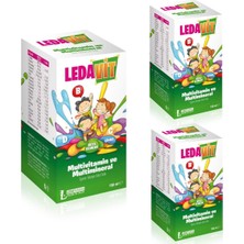 Ledapharma Ledavit Multivitamin ve Mineral Içeren Şurup 150ML x 3 Adet