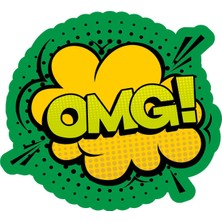 Sticker Atölyesi Çizgi Roman Efekt Pop Art Effect Omg Sticker - 20678
