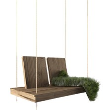 Woodd Art Chocolate Ahşap Salıncak