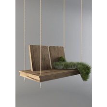 Woodd Art Chocolate Ahşap Salıncak