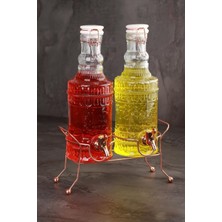 Acar Biand 2'li Metal Standlı 4 Lt Şerbetlik