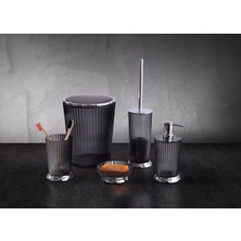 Primanova Nely Banyo Seti Şeffaf Siyah