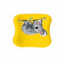 Officeküp Uzaktan Eğitim Çocuk Çalışma Masası Sandalyesi Visco Bel Yastığı - Sarı Koala