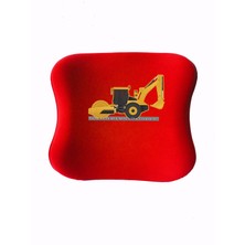 Officeküp Uzaktan Eğitim Çocuk Çalışma Masası Sandalyesi Visco  Bel Yastığı - Kırmızı Exca