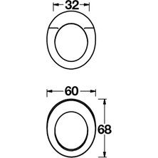 Hafele Tondo Jr Kulp Parlak Pirinç 32mm