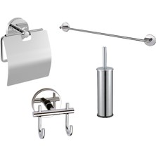Duxxa Wc 4'lü Banyo Aksesuar Set