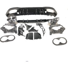 Mercedes w177 a45 difüzör ve krom egzoz ucu seti hb 2018+