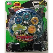 Ecatoys Beyblade Metal Fushion Tornado Clash 5d Arenalı 4'lü  Oyuncak Seti