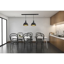 Bamyum Acera Siyah Avize Ikili