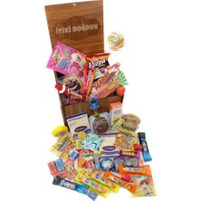 Nostaljik Lezzetler Ahşap Hediye Kutusu Küçük Boy ( Iyiki Doğdun )