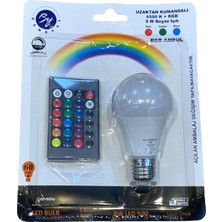 Ledolet Bygeneral 9 Watt Kumandalı Rgb LED Ampul Seti Rgb+Beyaz Işık 16 Renkli