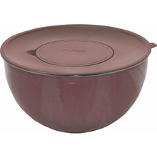 Neva Rose Chocolate Emaye Karıştırma ve Saklama Kabı