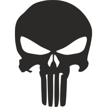 Sticker Fabrikası Punisher Kurukafa Sticker 00490