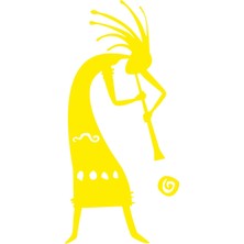 Sticker Fabrikası Çalgıcı Maya Figürü Sticker 00634