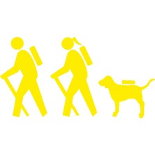 Sticker Fabrikası Yürüyüş Aile Tracking Sticker 00544