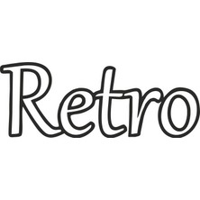 Sticker Fabrikası Retro Sticker 00666