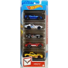 Hot Wheels 5'li Araba Seti  Corvette
