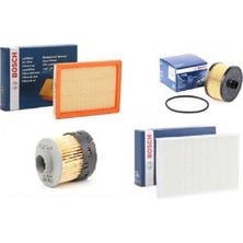 Bosch Opel Astra H 1.3 Cdti  Filtre Bakım Seti 2005-2013 Bosch-4'lü