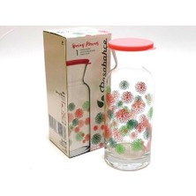 Paşabahçe 43814 Spring Flowers Silikon Kapaklı Karaf 700 cc