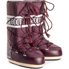 Moon Boots Nylon Burgundy Kadın Kar Botu 2MONK2016013