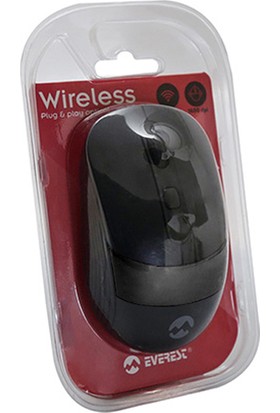 Everest Sm-18 USB Siyah 2.4ghz Optik Kablosuz Mouse