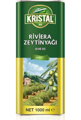 Kristal Riviera Zeytinyağı Teneke 1 Lt