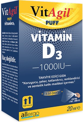 Vitagil 1000 Iu Vitamin D3 20 ml