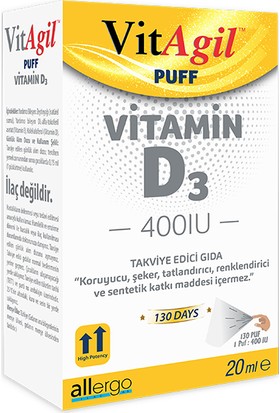 Vitagil 400 Iu Vitamin D3 20 ml