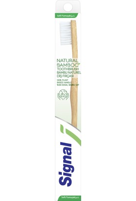 Signal Bambu Naturel Yumuşak Diş Fırçası