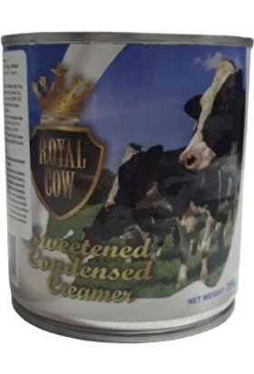 Royal Cow Şekerli, Bitkisel Yağlı, Konsantre Krema 390G