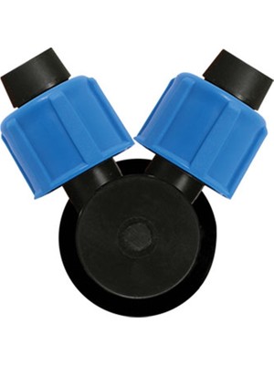 Gp Plastik Damla Sulama Çoklu Dağıtıcı 2'lı  1"X17 mm (50 Adet)