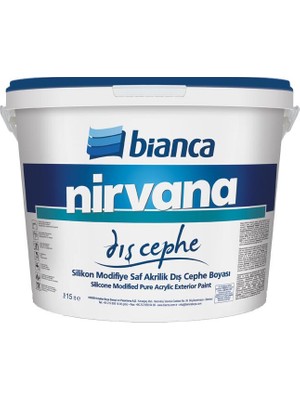 Bianca Nirvana Saf Akrilik Dış Cephe Boyası 2,5lt 3032-TUĞLA