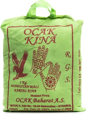 Ocak Baharat Ocak Toz Kına Yeşil 1 kg 1. Kalite