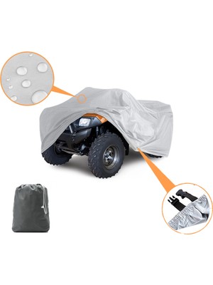 Autozel Bumoto/jinling Hummer Long 500CC, Su Geçirmez Atv Brandası