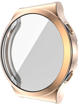 Gpack Huawei Watch Gt 2 Pro Kordon Önü Kapalı Renkli Silikon Bronz