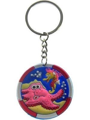 Hd Marketim Sevimli Deniz Yıldızı ve Atı Figürlü Anahtarlık