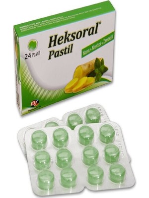 MF Heksoral Pastil Nane + Mentol + Zencefil
