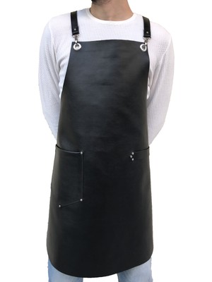 Apr10 Çok Amaçlı Deri Önlük Mutfak Önlüğü Chef Restaurant Tattoo Kuaför Önlüğü