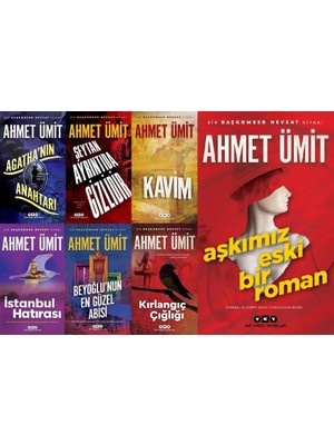 Aşkımız Eski Bir Roman - Kırlangıç Çığlığı - Agatha'nın Anahtarı - Kavim - İstanbul Hatırası - Beyoğlu'nun En Güzel Abisi - 7 Kitap - Ahmet Ümit