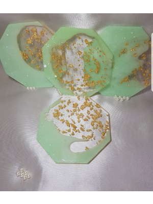 Sultan Tasarım Epoksi 2'li Bardak Altlığı