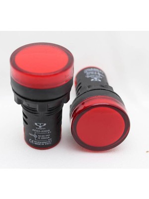 Tianyi AD22-22DS 22 mm 220V Kırmızı LED Sinyal Lambası