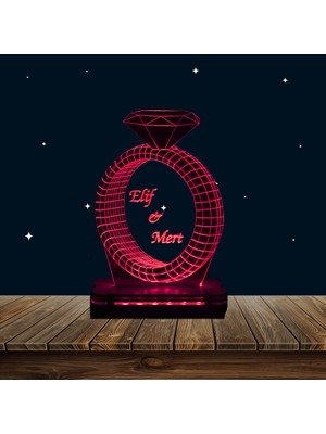 Asanat Tektaş 3boyutlu Gece Lambası