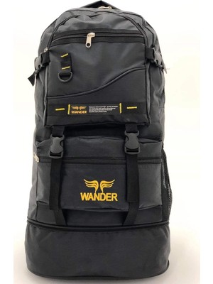 Wander Körüklü Dağcı Outdoor Siyah Sırt Çantası