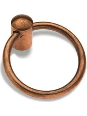 Interio Halka Kulp Sarkaç Çap 6cm Antik Bakır