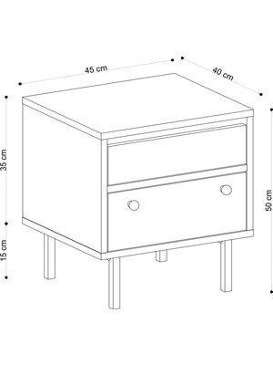 Decormet Pedro Komodin Safir Meşe