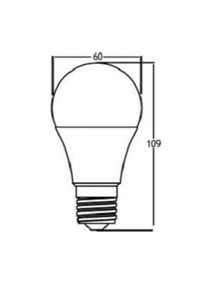 Braytron 9W LED Ampul E27 4000K IlıkBeyaz Işık BA13-10921 10 ADET