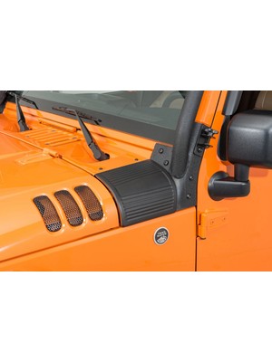 Jeep Rubicon Jk Rugged Ridge Ön Cam Altı Köşe Kaplama Seti Siyah
